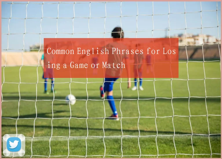 Common English Phrases for Losing a Game or Match